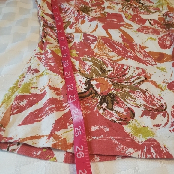 CAbi Floral 3/4 Sleeves  Top Size M - Picture 5 of 8